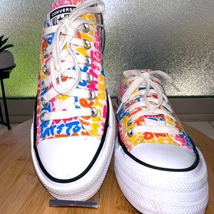Converse Chuck Taylor All-Star platform white My Story multi